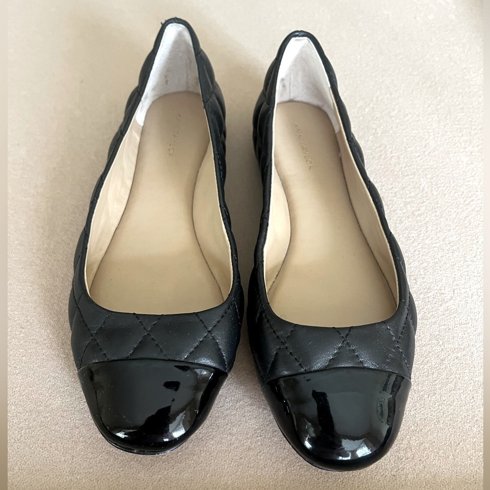 ANN TAYLOR QUILTED BALLET FLATS
